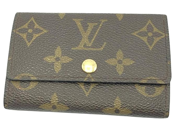 Louis Vuitton Multicartes Zippy Brown Cloth  ref.1197231