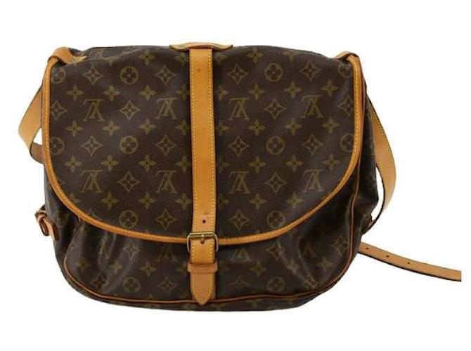 Louis Vuitton Saumur 30 Brown Leather  ref.1197255