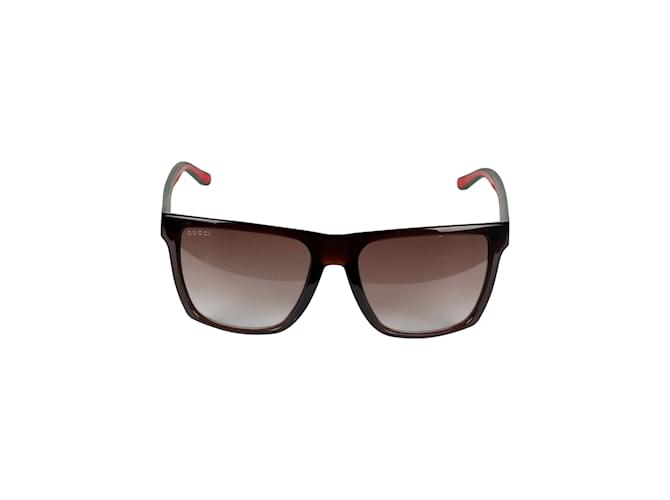 Gafas de sol rectangulares Gucci Multicolor Acetato  ref.1197370