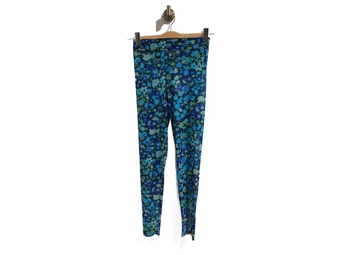 GANNI  Trousers T.International XS Synthetic Blue  ref.1197388