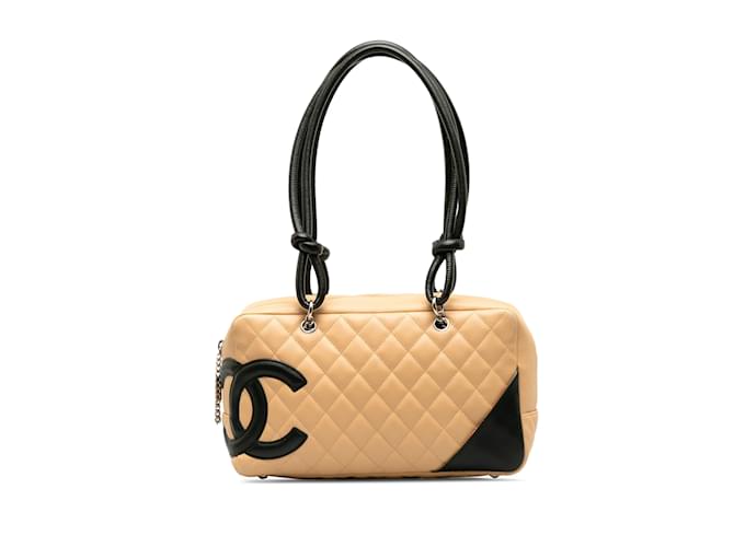 Bolso de hombro tostado Chanel Cambon Ligne Camello Cuero  ref.1197454