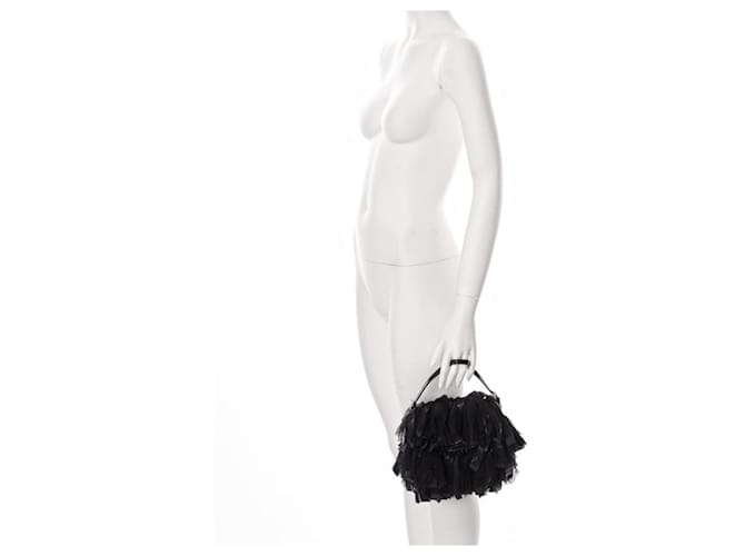 Baguette Fendi Handbags Black Cloth  ref.1197681