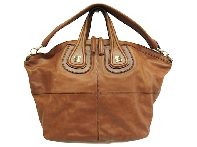 Givenchy Nightingale Brown Leather  ref.1197693