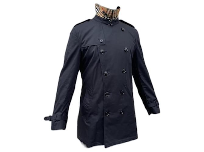 Burberry Trench-Coat Coton Noir  ref.1197739