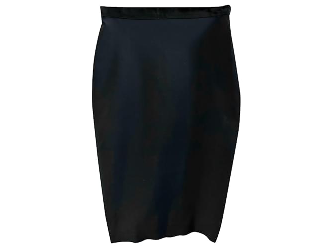 Lanvin Pencil Skirt in Navy Blue Polyamide Nylon  ref.1197749