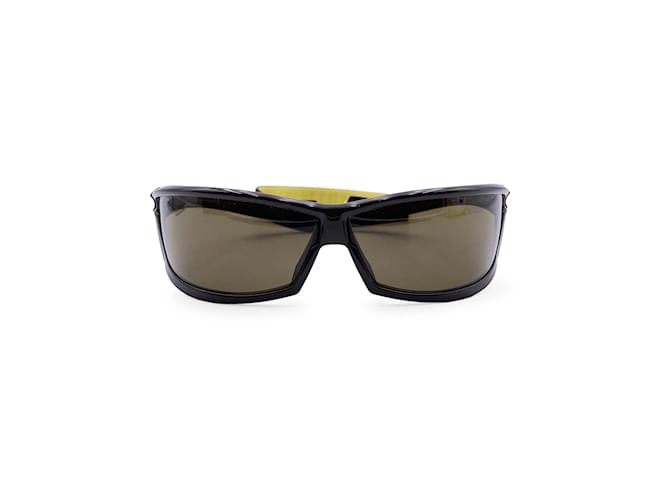 Louis Vuitton LV Cup Brown M80659 Shield Sport Sunglasses 78/10 Plastic  ref.1197784