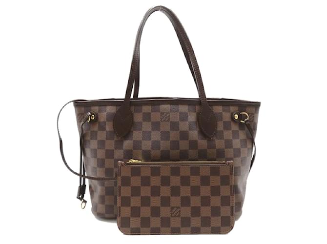 Louis Vuitton Damier Ebene Neverfull PM  N41359 Brown Cloth  ref.1197828