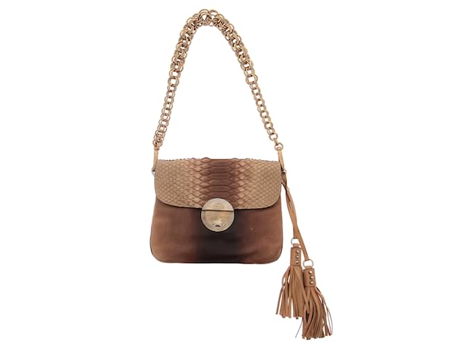 PRADA  Handbags T.  leather Brown  ref.1197920
