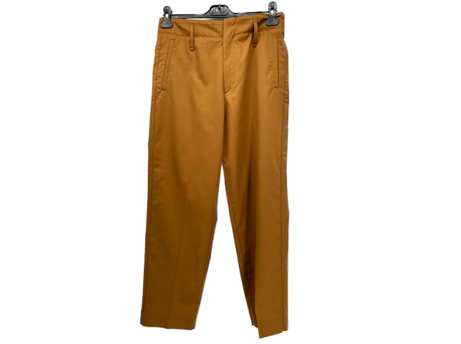 Forte Forte FORTE_FORTE  Trousers T.fr 34 cotton Camel  ref.1197952