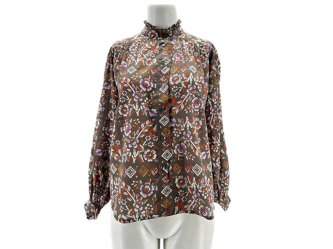 Top Antik Batik T.International M Cotone Multicolore