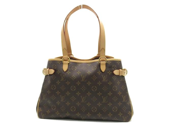 Louis Vuitton Horizontale Tasche mit Monogramm Batignolles M51154 Braun Leinwand  ref.1198000