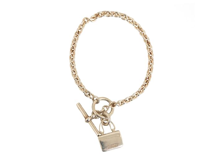 Hermès-Silber-Constance-Armband Metall  ref.1198111