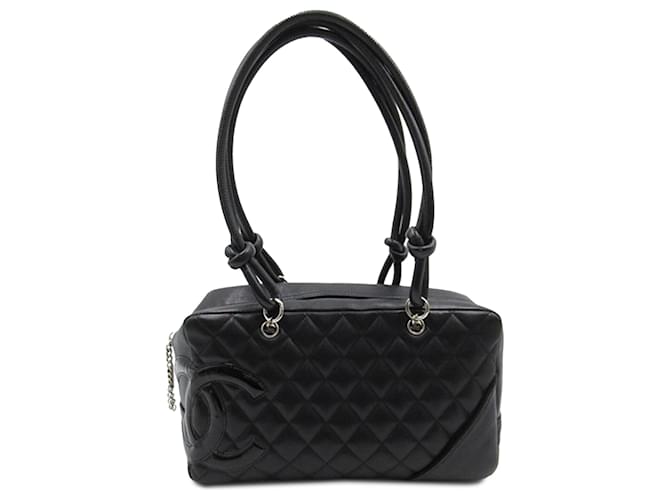 Chanel Black Cambon Ligne Shoulder Bag Leather  ref.1198148