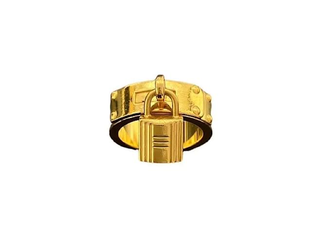 Hermès Kelly Scarf Ring Golden Metal  ref.1198195