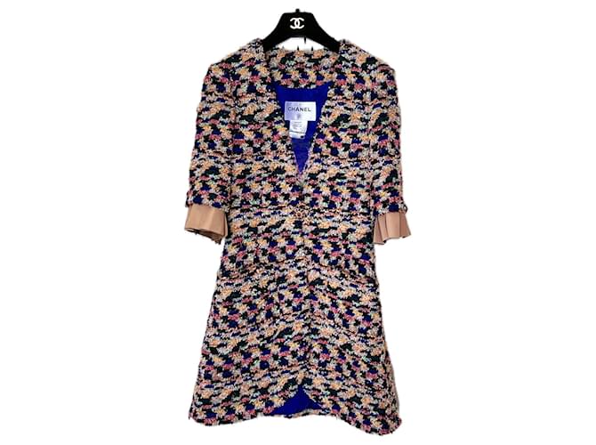 Chanel 8K $ Paris / Dubai Lesage Tweed-Jacke Mehrfarben  ref.1198240