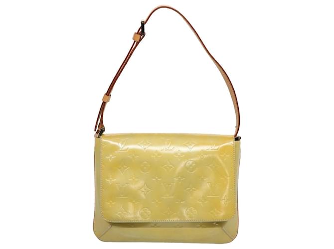 Louis Vuitton Thompson Street Yellow Patent leather  ref.1198299