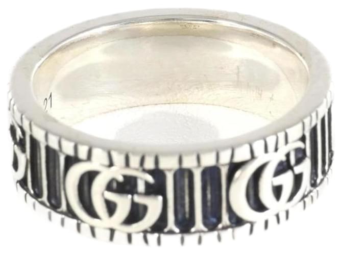 Gucci lined g Silvery Silver  ref.1198311