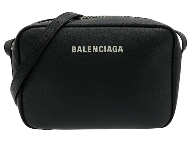 Balenciaga Everyday Negro Cuero  ref.1198378