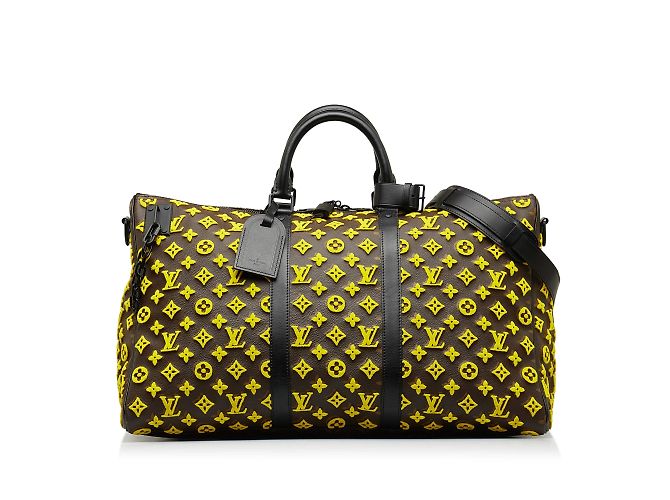 Keepall Borse da viaggio LOUIS VUITTON Giallo