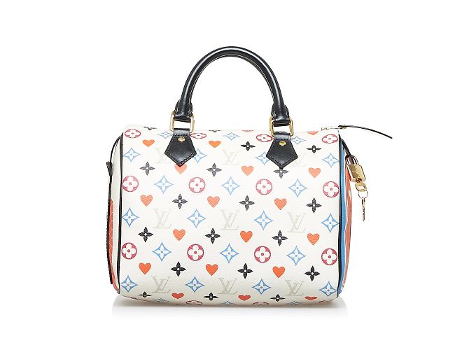 Speedy LOUIS VUITTON Bolsas Branco