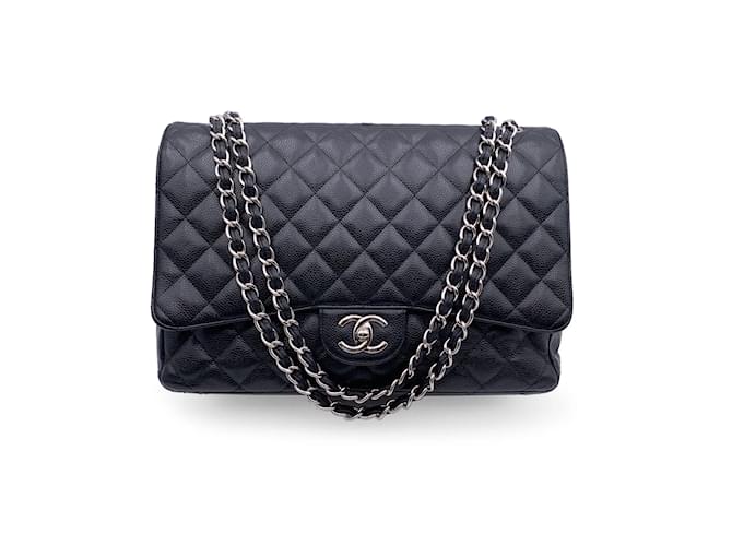 Chanel shoulder bag Timeless/classique Cuir Noir  ref.1198596