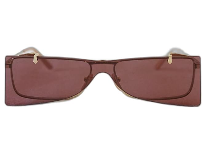 Gucci Sunglasses Pink Golden Metal  ref.1198896