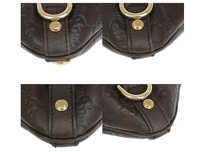 Gucci Guccissima Brown Leather  ref.1198901