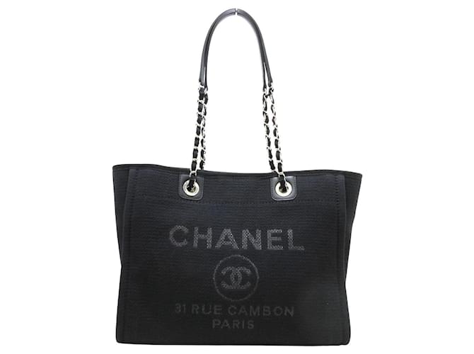 Chanel Deauville Black Synthetic  ref.1198902