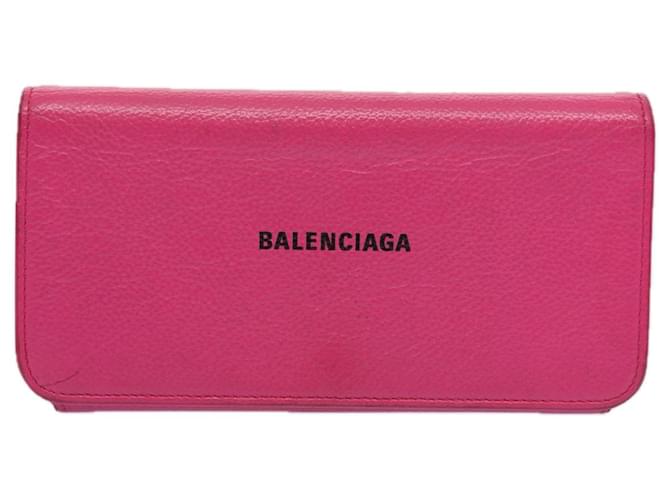 Balenciaga-Cash Pink Leder  ref.1199014