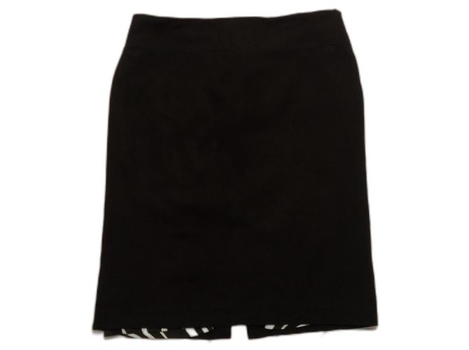 Falda Versace Jeans Couture negra de viscosa Negro