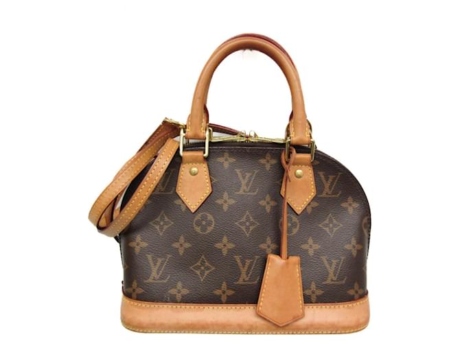 Louis Vuitton Alma BB Brown Cloth  ref.1199081