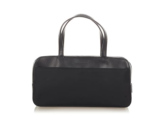 Black Burberry Nylon Handbag Leather  ref.1199172