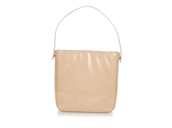 Beige Prada Leather Shoulder Bag  ref.1199223