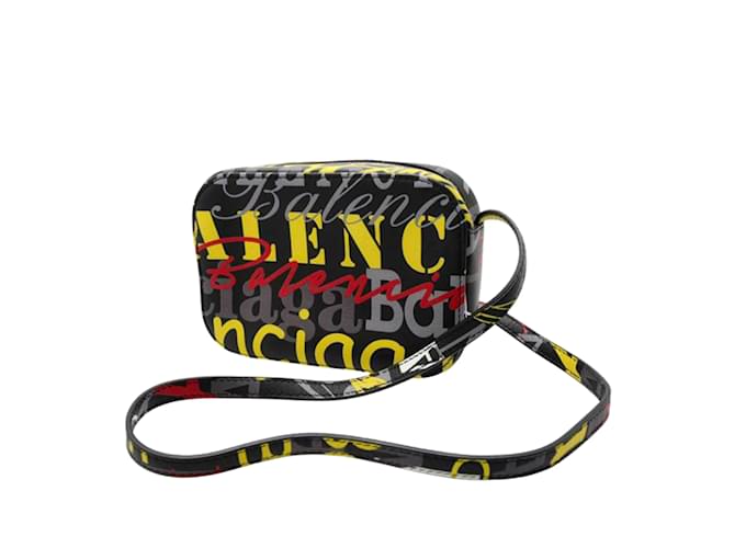 Black Balenciaga Everyday XS Camera Leather Crossbody Bag  ref.1199302