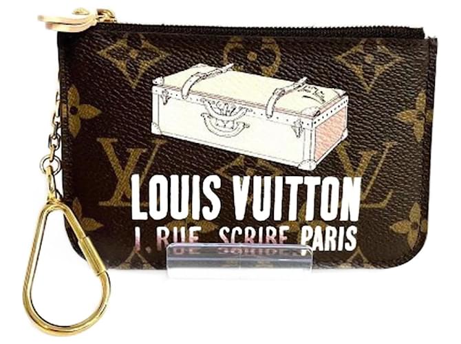 Louis Vuitton Mini Pochette Zubehör Braun Leinwand  ref.1199385