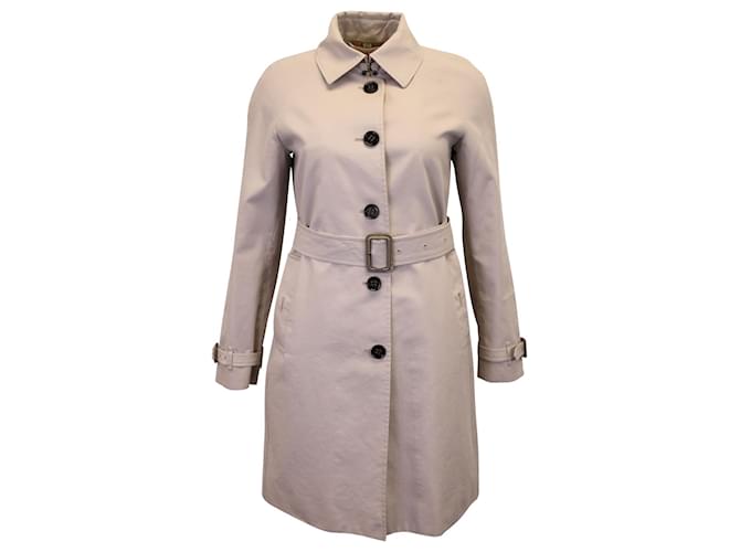 Trench Burberry Brit in cotone Beige  ref.1199447