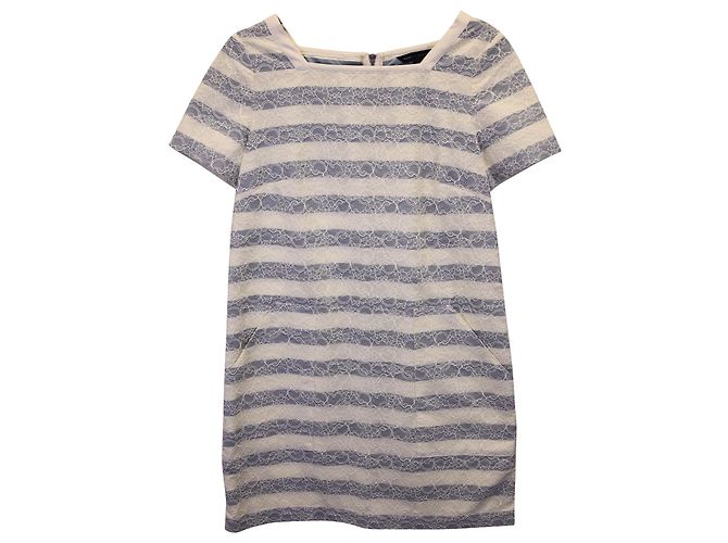 Marc by Marc Jacobs Minivestido de renda em nylon bege