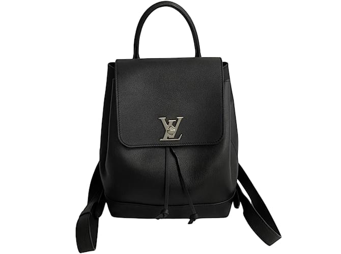 Louis Vuitton Taurillon Lockme Backpack Black Leather  ref.1199510