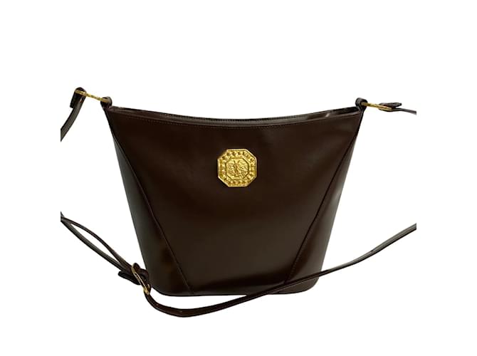 Yves Saint Laurent Leather Shoulder Bag Brown Pony-style calfskin  ref.1199515