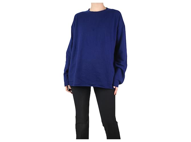 Sofie d'Hoore Dark blue crewneck jumper - size S Wool  ref.1199632