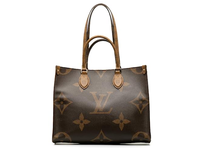 Louis Vuitton Brown Monogram Giant OnTheGo MM Cloth  ref.1199658