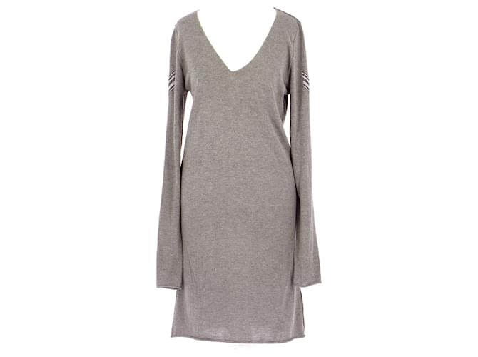Zadig & Voltaire robe Grey Silk  ref.1199774