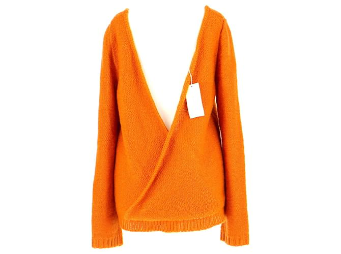 Ba&Sh sweater Orange Acrylic  ref.1199775
