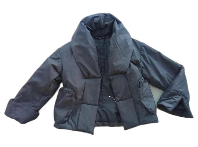 La Fée Maraboutée brand jacket, Excellent condition, shawl collar ,2 Poches,Zip Grey