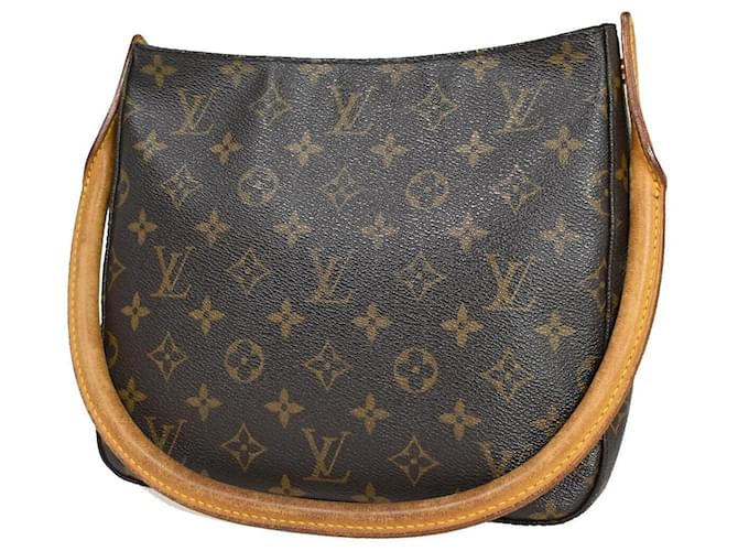 Louis Vuitton Looping MM Brown Cloth  ref.1199847
