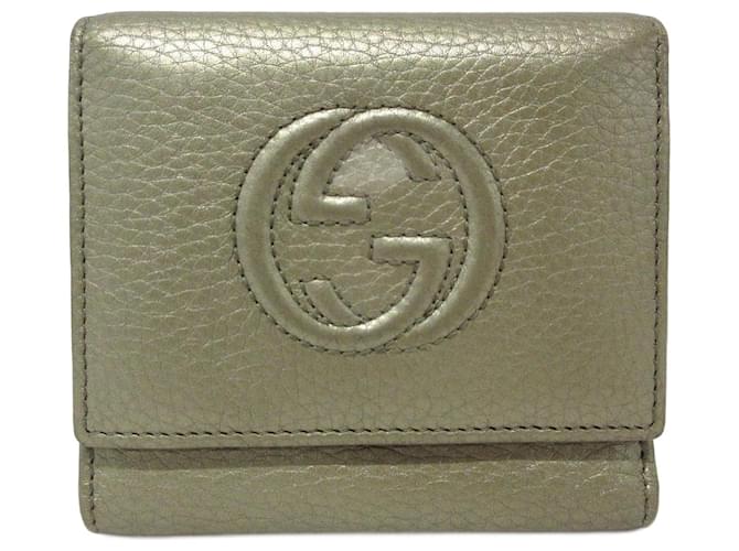 Gucci Soho Green Leather  ref.1199916