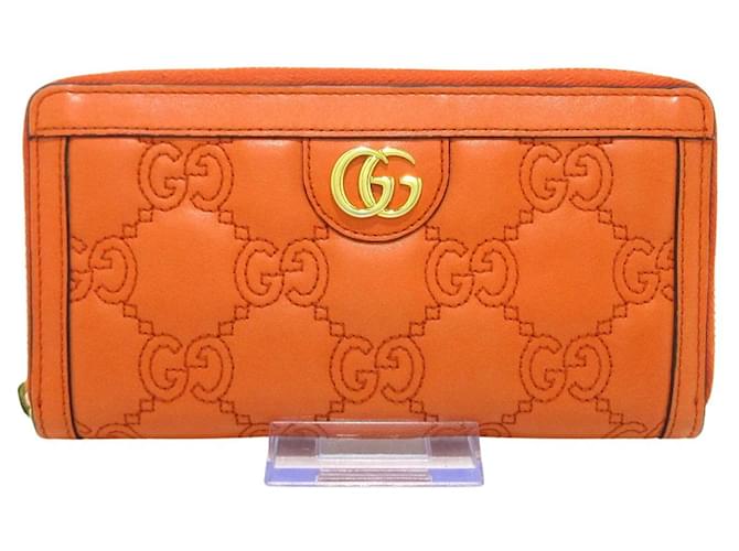 Gucci Shimmer-Linie Orange Leder  ref.1199926