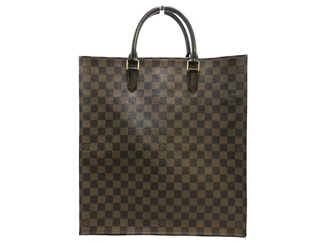 Louis Vuitton Sac plat Brown Cloth  ref.1199966