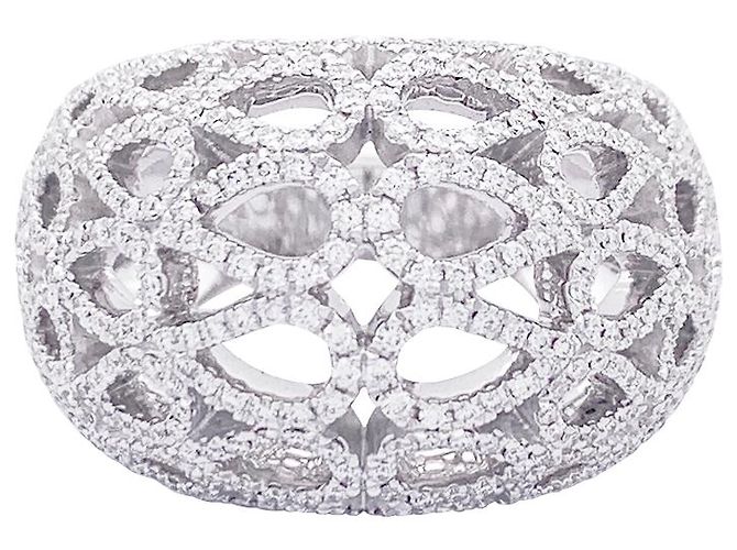 Bucherer Ring „Lacrima“ Weißgold, Diamanten.