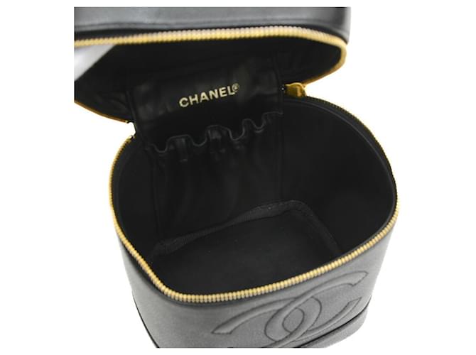Chanel Vanity Black Leather  ref.1200196